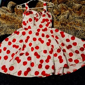 Cherry pin up dress